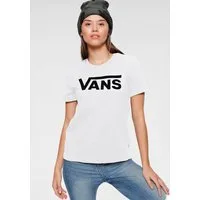 Vans T-Shirt FLYING V CREW TEE mit großem Logodruck vorn, aus Baumwoll-Jersey, figurbetonte Passform