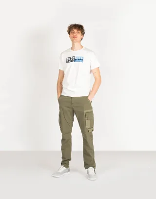 Pepe Jeans T-shirt Gelu Männer Weiß