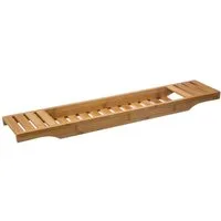 5five Simply Smart Badewannenablage Badewannenbrett, Badablage, 70 x 15 cm, Bambusholz