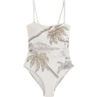 B by Ted Baker Badeanzug B by Ted Baker bauchformender Bandeau-Badeanzug (1-St)