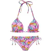 Vivance Triangel-Bikini mit farbenfrohem Blätterdruck