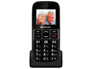 DENVER Handy BAS-18500EB, Dual SIM, schwarz