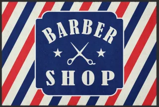 Fussmatte Barber Shop 5101 | Größe: 60 cm x 45 cm