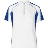 James & Nicholson Radtrikot Doppelpack Feminin tailliertes Damen Bikeshirt JN419 (Spar-Set, Doppelpack) Angenehm leichtes und atmungsaktives CoolDry®-Gewebe