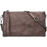 Caspar Clutch Leder Abendtasche Damen Umhängetasche - CLASSIC LINE - Modell No.717, leicht, elegant & langlebig- 100% Echtleder - Handmade in Italy