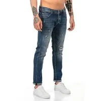 RedBridge Slim-fit-Jeans im Used Look mit modischen Details für Alltag und Freizeit