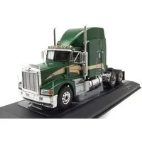 ixo Models Modellauto Peterbilt 377 A/E Zugmaschine 1998 dunkelgrün metallic, Maßstab 1:43