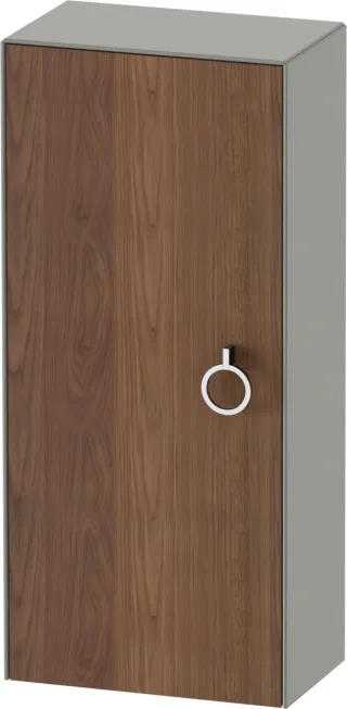 Duravit White Tulip Halbhochschrank Amerikanischer Nussbaum & Stein Grau Matt & Seidenmatt 400x240x8 WT1323L7792