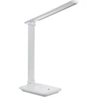 Maclean LED Schreibtischlampe MCE614 Dimmbar 9W Tischlampe 3 Lichtfarben Verstellbar Leselampe, LED fest integriert, warmweiß, neutralweiß, kaltweiß, Flexible Lichtstimmung für Lesen, Lernen und Arbeiten