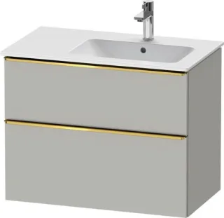 Duravit D-Neo Waschtischunterbau wandhängend Betongrau Matt 810x462x625 mm - DE4367034070000 DE4367034070000