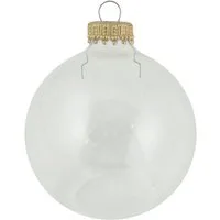 Krebs Glas Lauscha Weihnachtsbaumkugel CBK70001, Weihnachtsdeko, Christbaumschmuck, Christbaumkugeln Glas (8 St)