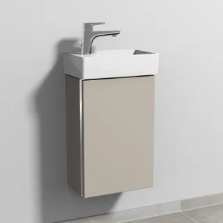 Sanipa 3way Waschtischunterbau zu Villeroy & Boch Avento Waschtisch mit 1 Tür, Kaschmir-Matt BP6271U