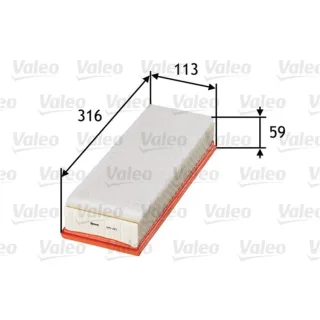 Valeo Luftfilter Citroen Peugeot Suzuki