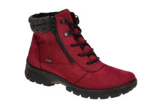 ara 12-49309 19 SAAS-FEE ST GTX Damen Stiefeletten rot/schwarz wasserdicht mi...