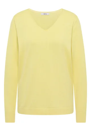 CECIL - Basic Pullover iced yellow melange - Gr. - M