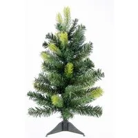 I.GE.A. Künstlicher Weihnachtsbaum Tannenbaum, Mini Christbaum Weichnadel Kunsttanne Dekobaum Weihnachtsdeko Tanne