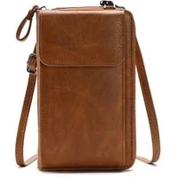 Renna Leather Mini Bag Leder Handyhülle Geldbörse 2in1 Tasche mit Gürtel