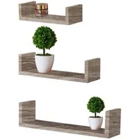 HTI-Line Wandregal Regalset Altona 945 3er-Set, Set 3-tlg., Wandregal Wandboard
