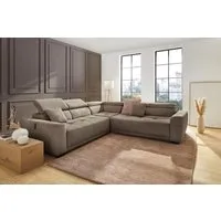 Jockenhöfer Gruppe Wohnlandschaft Monza L-Form, B: 292x292 cm, mit 30 cm elektr. Sitztiefenverstellung, 140kg Belastbarkeit je Sitz, Kopfteilverstellung & USB-Anschluss