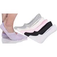 EloModa Füßlinge 6 12 Paar Damen Füßlinge Ballerina Unsichtbare Sneaker Sport Socken (6-Paar)