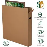 BB-Verpackungen Umzugskarton Bilderkarton, 2-wellig, 900 mm x 120 mm x 800 mm