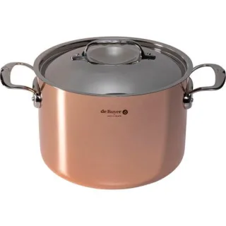 De Buyer Prima Matera Bratentopf Kupfer/Edels. hoch 24cm ind.