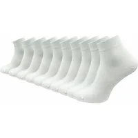 GAWILO Kurzsocken aus 100% reiner Baumwolle - Quartersocken für Herren (10-Paar) Schaft etwas länger als beim Sneaker - daher kein verrutschen