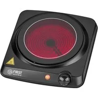 TZS FIRST AUSTRIA Einzelkochplatte 1200W, Infrarot, Stufenlose Thermostatsteuerung, Glaskeramik, Einzelherdplatte, 175 mm, Überhitzungsschutz, manuelle Bedienung
