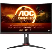 AOC C27G2Z3/BK Curved-Gaming-Monitor (68,6 cm/27 ", 1920 x 1080 px, Full HD, 0,5 ms Reaktionszeit, 280 Hz, VA LED)