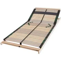 Lattenrost 7 Zonen, Selbstmontage, Beco, Kopfteil verstellbar, Lattenrost 90x200 cm, bis 200 kg belastbar, hergestellt in Deutschland