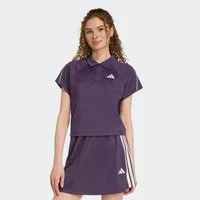 adidas Sportswear T-Shirt STADIUM 3-STREIFEN TENNIS INSPIRIERTES JACQUARD sportlicher Stil, mit Rundhalsausschnitt, mit Knopfleiste