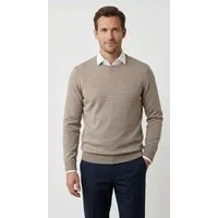 OLYMP Rundhalspullover OLYMP Strick Casual moderner Strickpullover
