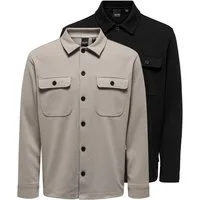 ONLY & SONS Hemdjacke 2er Pack Newkodyl (Spar-Set, 2-St) Hemdjacke / Overshirt - Blickdicht - Vielseitig kombinierbares Basic