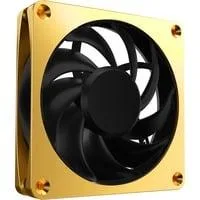 Apex Stealth Metal Power 120mm Lüfter 3000rpm, Gehäuselüfter gold/schwarz, 120 mm