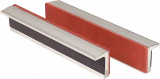 KS Tools Alu-Schraubstock-Schonbacken,Gummibesatz - 914.0094