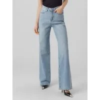 Vero Moda Weite Jeans VMTESSA HR WIDE JEANS RA339 GA NOOS Baumwolle mit Stretch, high waist, wide fit