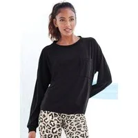 LASCANA Pyjamaoberteil in kuschelweicher Qualität