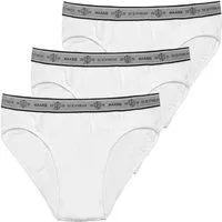 HAASIS Bodywear 1919 Slip Herren Slips 77350263-weiß (Packung, 3-St., 3er Pack) Optimale Slips, Gummibund, ohne Eingriff