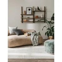 benuta Teppich Nova, rechteckig, Höhe: 6 mm, Viskoseteppich,Teppich Wohnzimmer, Schlafzimmer, Esszimmer, Flur, Cozy