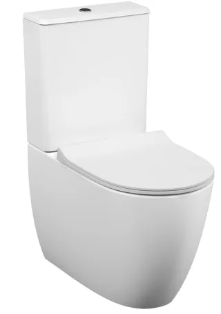 Vitra Sento T-WC-Kombination VitrAflush 2.0, Back-to-wall, Weiß, 5987B003-0585 5987B003-0585