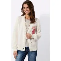 Witt Strickjacke Strickjacke Langarm Jersey, Intarsien