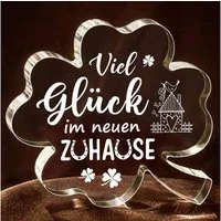 Bomiclss Dekoobjekt Einweihungsgeschenk Haus & Wohnung Acryl Deko Geschenk zum Einzug