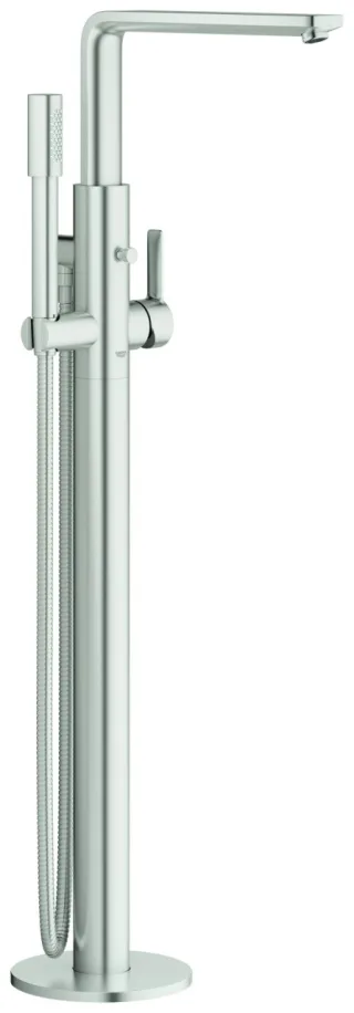 GROHE EH-Wannenbatterie Lineare 23792 Bodenmontage Fertigmontageset supersteel, 23792DC1 23792DC1
