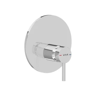 VitrA Minimax Round Einhebel-Brausearmatur V-Box Unterputzmontage Chrom,A43711EXP A43711EXP