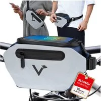 Valkental Lenkertasche Fahrradtasche vorne für Lenker, wasserdicht & reflektierend, 5 L