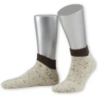 Lusana Trachtensocken Trachtensocken - LOFERL-SOCKEN - natur/braun, beige/braun