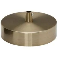 Girard Sudron Lampen-Verteiler Lampen Baldachin Metall 1-fach Bronze, Ø: 10 cm x H: 2,5 cm