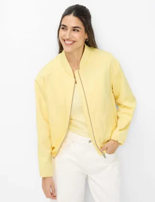 Brax Damen Blouson Style ROMA buttercup, hellgelb, Gr. 46