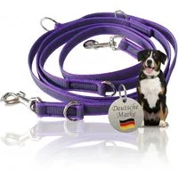 Activity4Dogs Hundeleine für große Hunde, Anti-Slip, 3 m lang, 4-fach verstellbar, TESTSIEGER, rutschfest, Nylon, sehr gut bei Regenwetter, Made in Germany