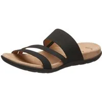 Gabor Pantolette Keilabsatz, Sommerschuh, Schlappen mit atmungsaktivem Lederfutter